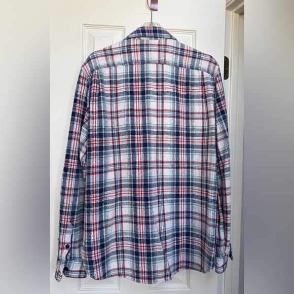 Gap 1969 Plaid Button-Up Shirt - Red, Blue, White - Picture 2 of 3